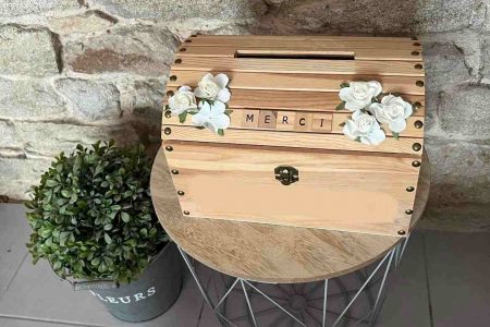 Fine Events - Urne en bois